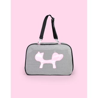Torba | transporter United Pets czarno-różowa - 3