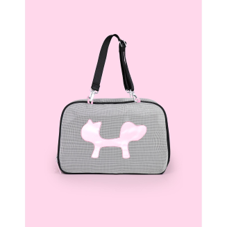 Torba | transporter United Pets czarno-różowa - 3