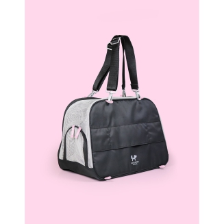 Torba | transporter United Pets czarno-różowa - 2