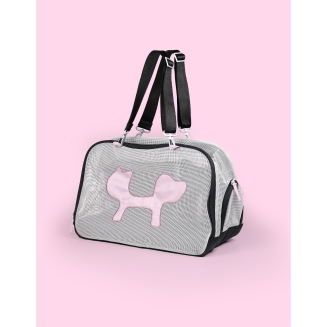 Torba | transporter United Pets czarno-różowa - 11