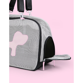 Torba | transporter United Pets czarno-różowa - 5