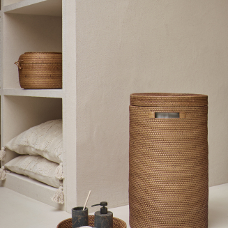  Aquanova Cino Ginger laundry basket with cover - 5