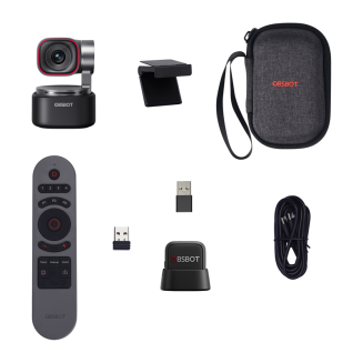Kamera internetowa OBSBOT Tiny 3 z pilotem i mikrofonem - 9