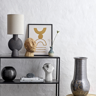 Rzeźba Bloomingville Indo Deco White 22 cm - 2
