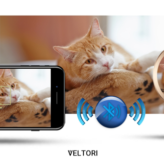 Smartwatch Damski VELTORI VT340-1 Złota Bransoleta + Różowy Pasek Silikonowy - 21