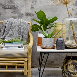 Koc Bloomingville Barry Blue 130x160 cm - 2