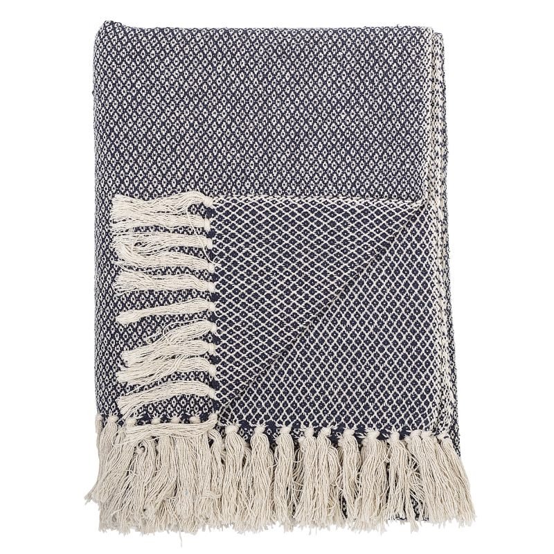  Bloomingville Barry Blue plaid 130x160 cm