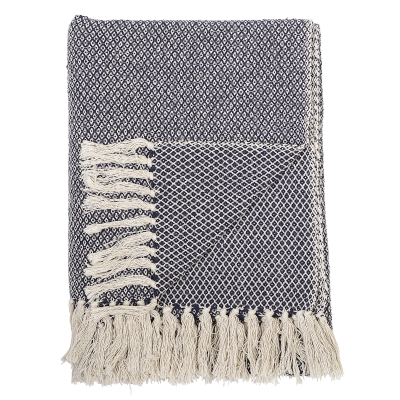 Koc Bloomingville Barry Blue 130x160 cm