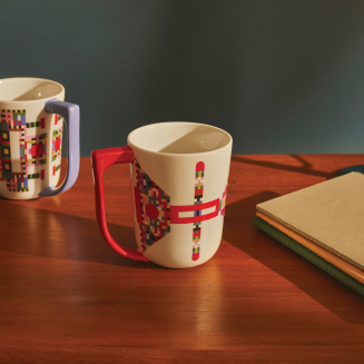 Kubek Alessi Holyhedrics fioletowy - 3