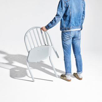 Krzesło ogrodowe Fatboy Fred's Chair Light Grey - 8