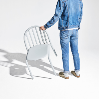 Krzesło ogrodowe Fatboy Fred's Chair Light Grey - 8