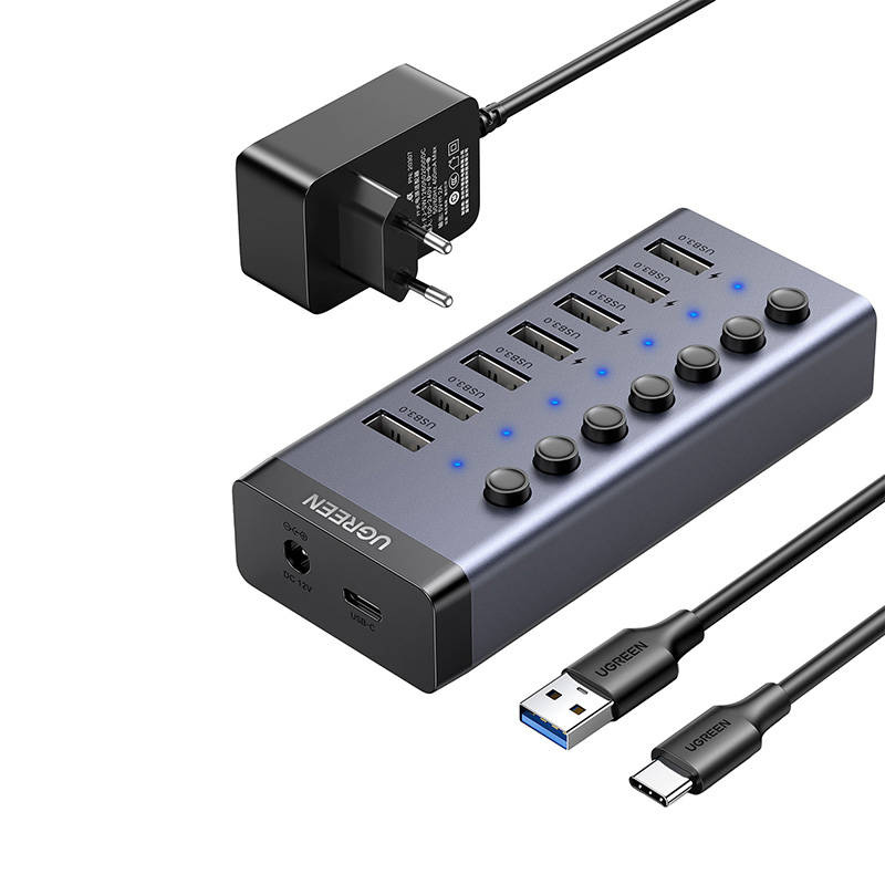  UGREEN CM481 7-port hub (black)