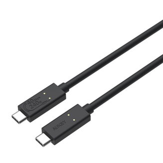 Kabel USB-C do USB-C Aukey, CB-TCC241, 240W, 0.8m (czarny) - 2
