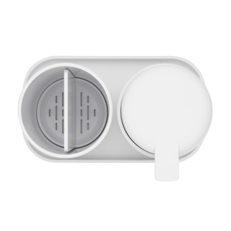 Zestaw 3 akcesoriów łazienkowych Brabantia ReNew White - 3
