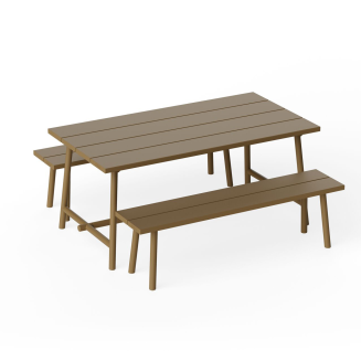 Ławka ogrodowa Fatboy Fred's Bench Mochaccino 160x40x46 cm - 5