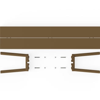 Ławka ogrodowa Fatboy Fred's Bench Mochaccino 160x40x46 cm - 11