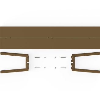  Fatboy Fred's Bench Mochaccino Garden Bench 160x40x46 cm - 11