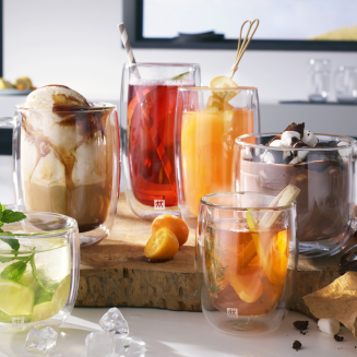 Zestaw dwóch szklanek do latte macchiato z uchwytem Zwilling Sorrento - 450 ml - 3