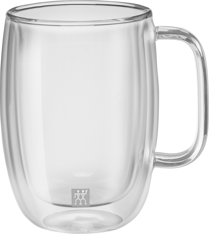Zestaw dwóch szklanek do latte macchiato z uchwytem Zwilling Sorrento - 450 ml | BESTSELLER