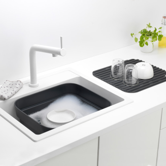 Pojemnik do zmywania z ociekaczem Brabantia Sink Side ciemnoszary - 10
