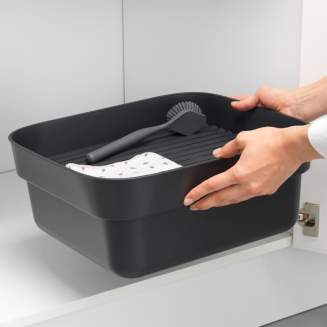 Pojemnik do zmywania z ociekaczem Brabantia Sink Side ciemnoszary - 9