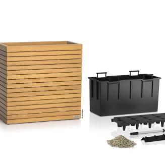 Donica Lechuza Palo natural wood 80 blok wysoki - 3