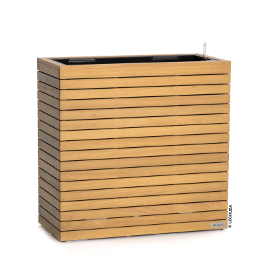 Donica Lechuza Palo natural wood 80 blok wysoki