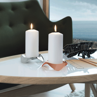 Świecznik Stelton Papilio Uno copper - 3