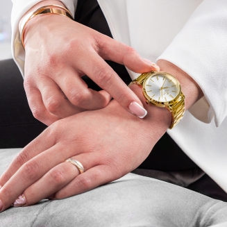 Zegarek Damski Giewont Sapphire Złoto Srebrny GW2360-B2 - 6