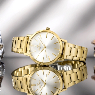 Zegarek Damski Giewont Sapphire Złoto Srebrny GW2360-B2 - 7