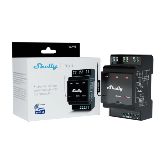 Przekaźnik SHELLY Qubino Wave Pro 3 Z-Wave 3-kanałowy DIN - 3
