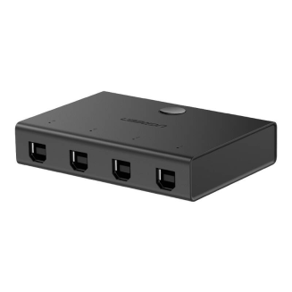 Switch przełącznik KVM USB 2x1 UGREEN 30345 USB 2.0 (czarny) - 2