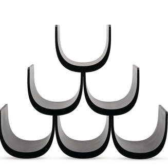 Stojak na butelki Alessi Noe czarny - 2