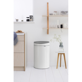 Kosz Brabantia Touch Bin 40l biały - 5