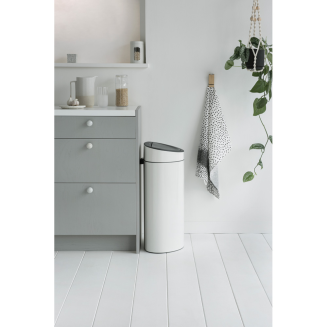 Kosz Brabantia Touch Bin 40l biały - 4