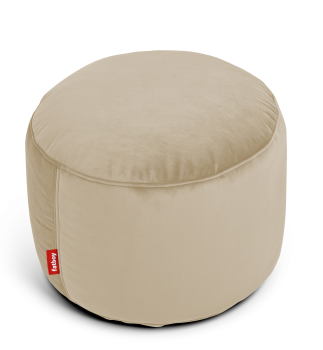 Pufa Fatboy Point Ottoman Velvet Camel Ø50x35 cm