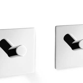 Zestaw 2 wieszaków na ręczniki kwadratowy Zack Peco połysk - 2