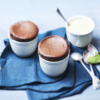 Zestaw dwóch miseczek do zapiekania typu ramekin Emile Henry N°8 kremowe - 5