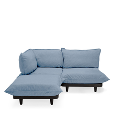 Sofa ogrodowa Fatboy Paletti Set Medium Storm Blue