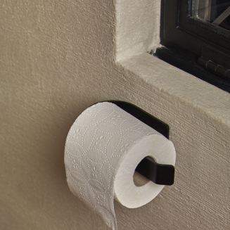 Uchwyt na papier toaletowy Aquanova Cyra Black - 3