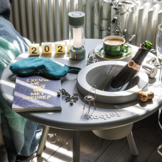 Stolik z doniczką Fatboy Bakkes Planter Mochaccino - 7