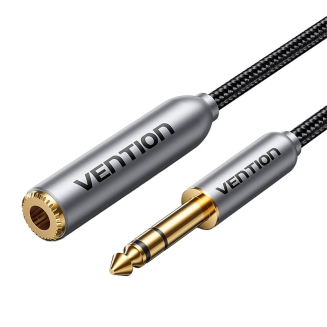 Kabel audio Vention męski do żeński 6.35mm BCXHF 1m - 2