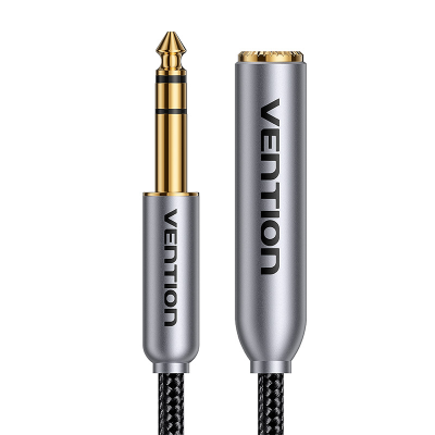 Kabel audio Vention męski do żeński 6.35mm BCXHF 1m