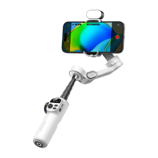  AOCHUAN X2 Gimbal with RGB Lighting (White) - 2