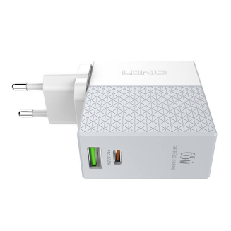 Ładowarka sieciowa LDNIO A2620C USB, USB-C 65W + kabel USB-C - USB-C - 2