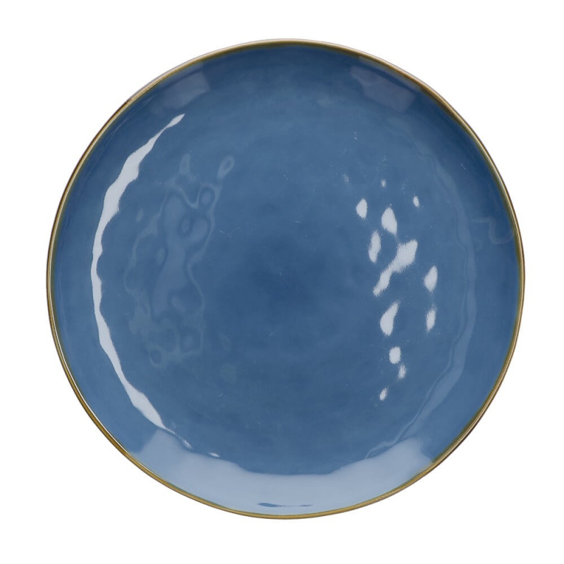  Rose&Tulipani | Set of 2 Concerto Blu Avio round platters - Navy blue, 32 cm