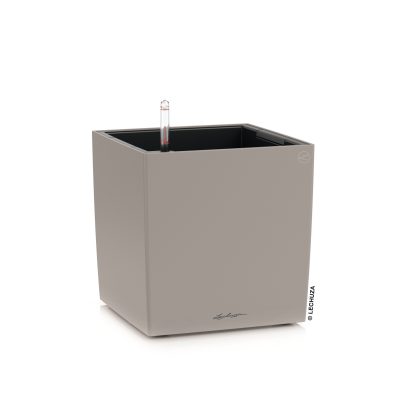 Donica Lechuza Cube Color 30 piaskowy brąz