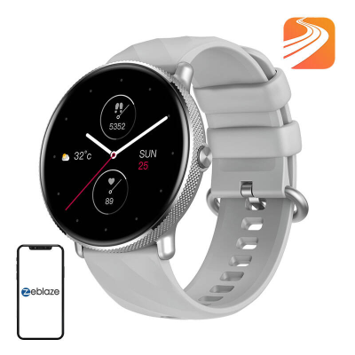 ZEBLAZE GTR 3 Pro Smartwatch (Silver)