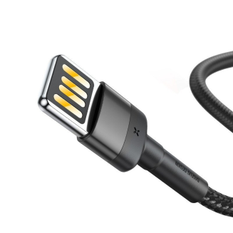 Kabel BASEUS Cafule USB-A-Lightning 2m dwustronny (szaro-czarny) - 3