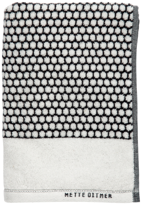 Ręcznik Mette Ditmer GRID Black & Off-White